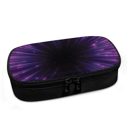Purple Hyperspace Print Insulin Cooler Travel Case