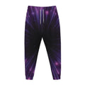 Purple Hyperspace Print Jogger Pants