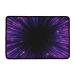 Purple Hyperspace Print Kitchen Mat