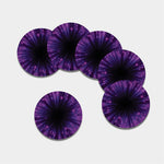 Purple Hyperspace Print Leather Coaster Set