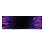 Purple Hyperspace Print Long Kitchen Mat
