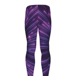 Purple Hyperspace Print Men's leggings