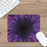 Purple Hyperspace Print Mouse Pad