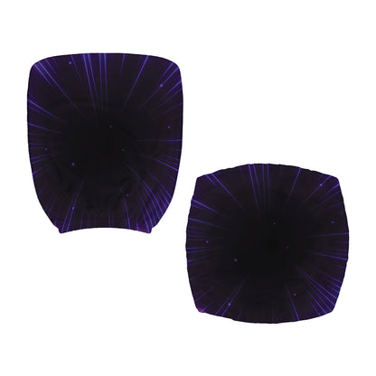 Purple Hyperspace Print Office Chair Cover