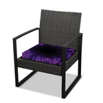 Purple Hyperspace Print Outdoor Seat Cushion Cover