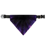 Purple Hyperspace Print Over The Collar Dog Bandana