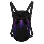 Purple Hyperspace Print Pet Carrier Backpack