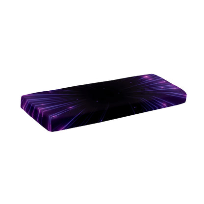 Purple Hyperspace Print Piano Keyboard Cover