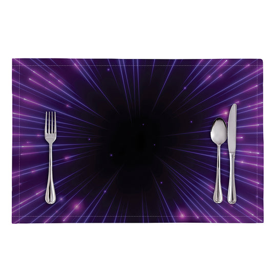 Purple Hyperspace Print Placemat