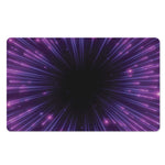 Purple Hyperspace Print Polyester Doormat