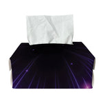 Purple Hyperspace Print Rectangle Tissue Box Cover