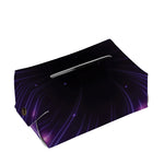 Purple Hyperspace Print Rectangle Tissue Box Cover