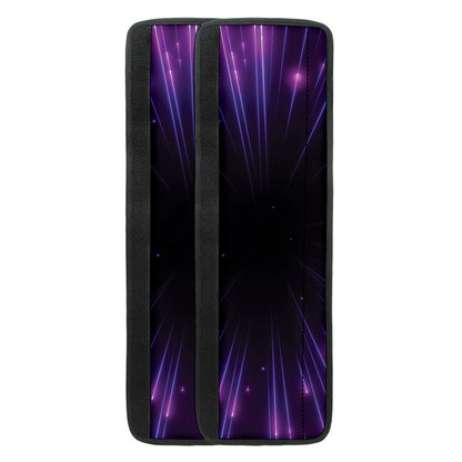 Purple Hyperspace Print Refrigerator Handle Covers