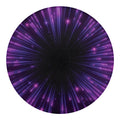 Purple Hyperspace Print Round Blanket