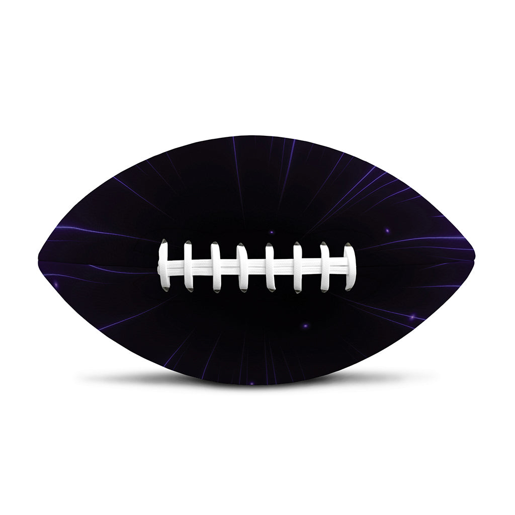 Purple Hyperspace Print Rugby Ball