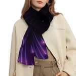 Purple Hyperspace Print Scarf