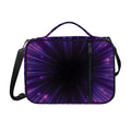 Purple Hyperspace Print Shoulder Strap Bible Bag