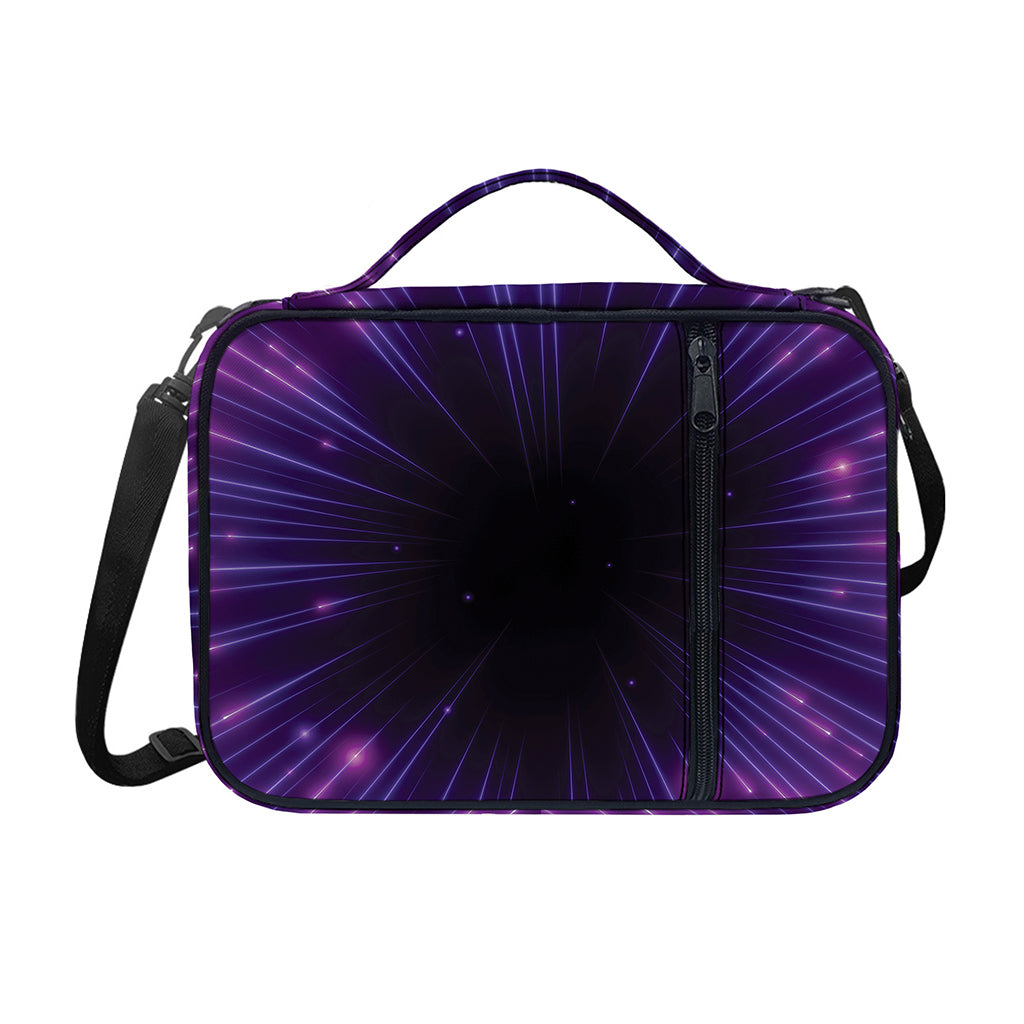 Purple Hyperspace Print Shoulder Strap Bible Bag