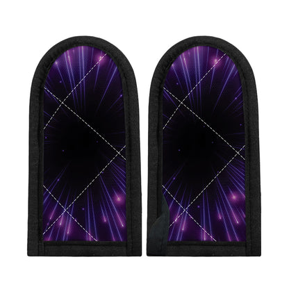 Purple Hyperspace Print Skillet Handle Cover