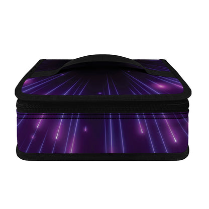 Purple Hyperspace Print Small Lunch Bag