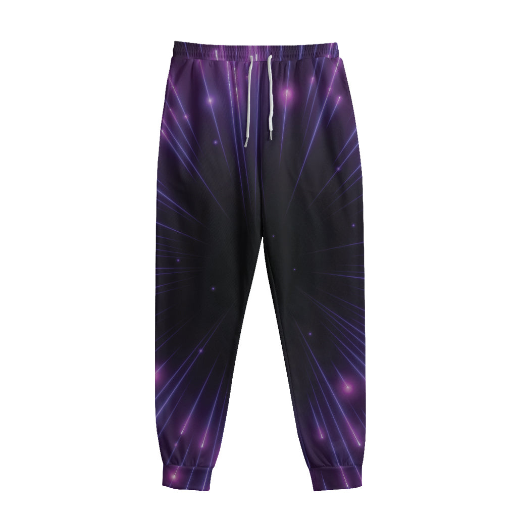 Purple Hyperspace Print Sweatpants