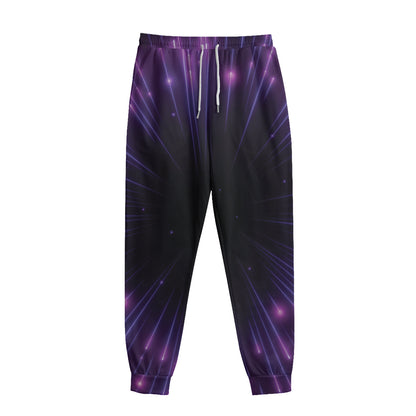 Purple Hyperspace Print Sweatpants