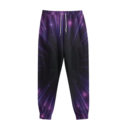 Purple Hyperspace Print Sweatpants