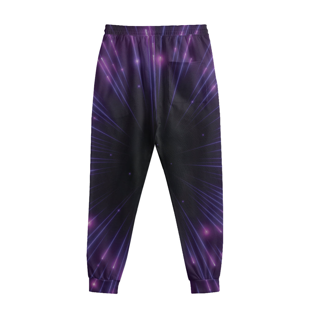Purple Hyperspace Print Sweatpants