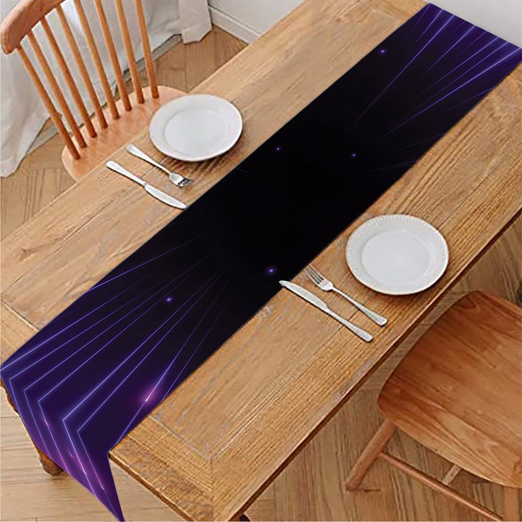Purple Hyperspace Print Table Runner