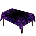Purple Hyperspace Print Tablecloth