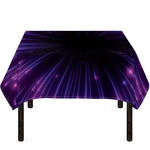 Purple Hyperspace Print Tablecloth
