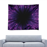 Purple Hyperspace Print Tapestry