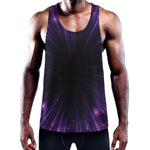 Purple Hyperspace Print Training Tank Top