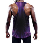 Purple Hyperspace Print Training Tank Top
