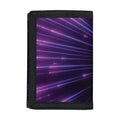 Purple Hyperspace Print Trifold Wallet