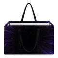 Purple Hyperspace Print Utility Tote Bag