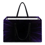 Purple Hyperspace Print Utility Tote Bag