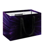Purple Hyperspace Print Utility Tote Bag
