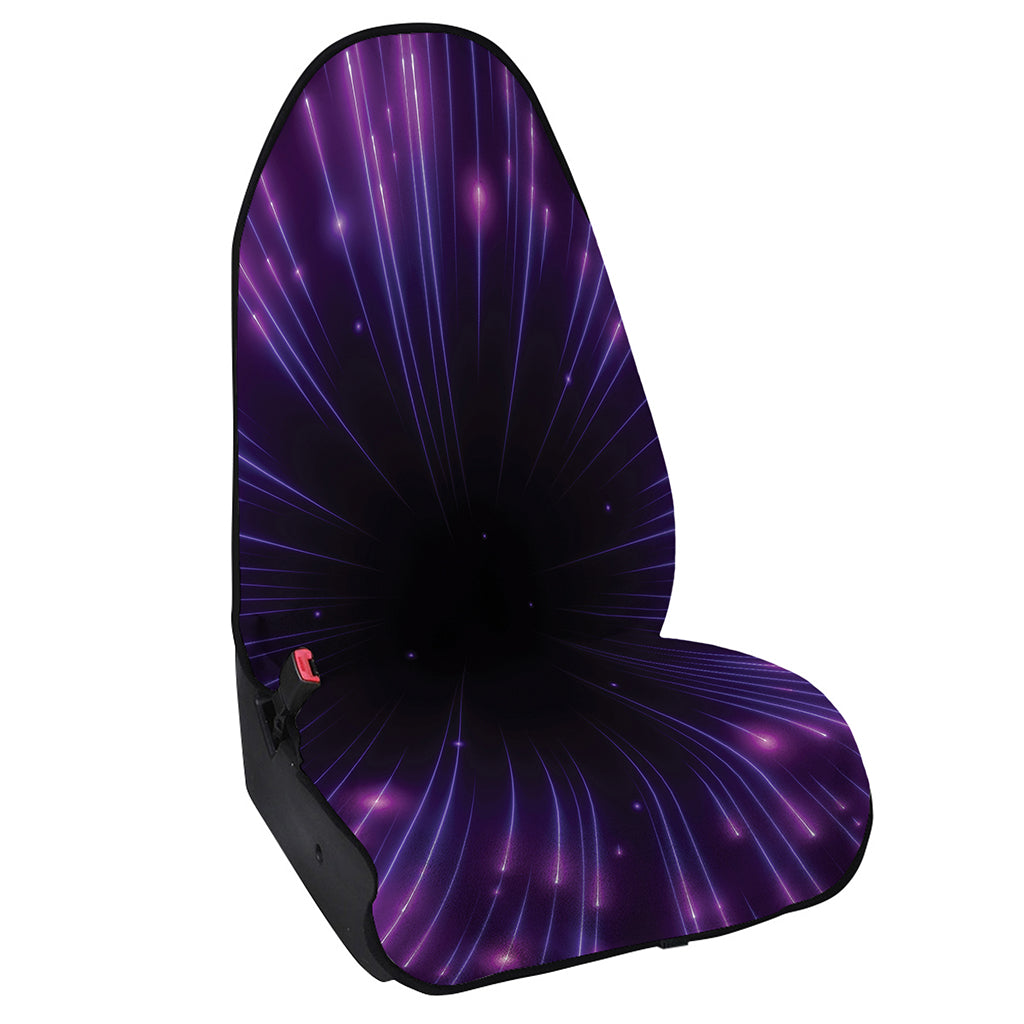 Purple Hyperspace Print Waterproof Car Seat Cover