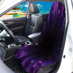 Purple Hyperspace Print Waterproof Car Seat Cover