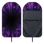 Purple Hyperspace Print Waterproof Car Seat Cover