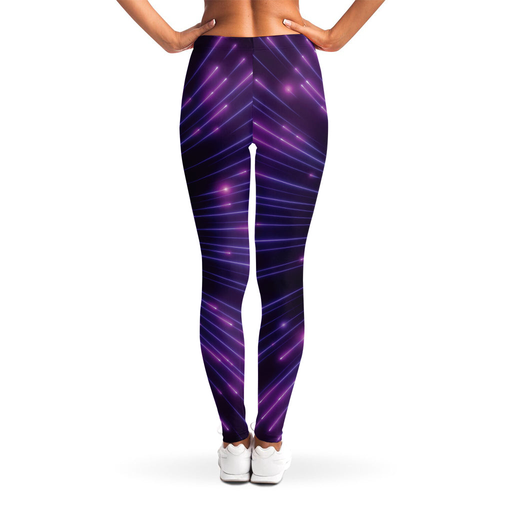 Purple Hyperspace Print Women's Leggings