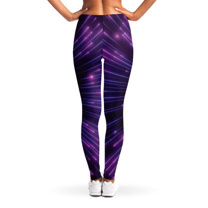 Purple Hyperspace Print Women's Leggings