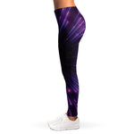 Purple Hyperspace Print Women's Leggings