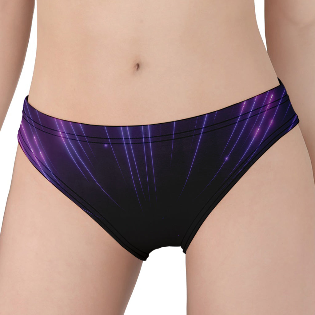 Purple Hyperspace Print Women's Panties