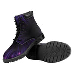 Purple Hyperspace Print Work Boots