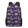 Purple Indian Dream Catcher Print 17 Inch Backpack