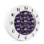 Purple Indian Dream Catcher Print Alarm Clock