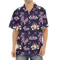 Purple Indian Dream Catcher Print Aloha Shirt