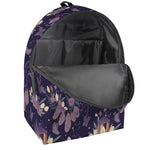 Purple Indian Dream Catcher Print Backpack